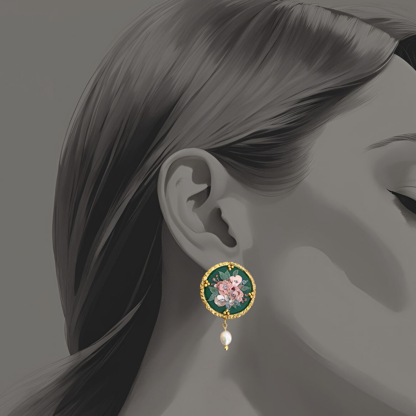 Garden Royale Drop Earrings