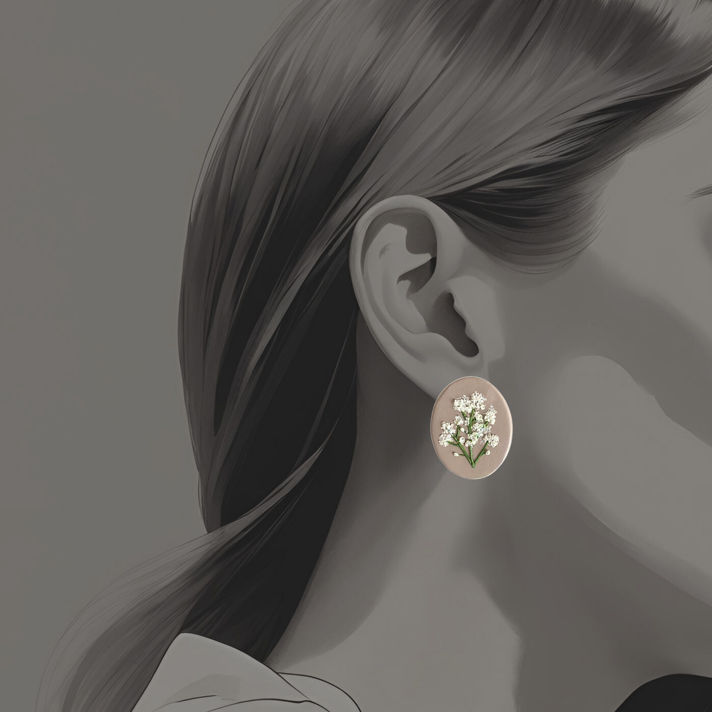 Whisper Bloom Stud Earrings