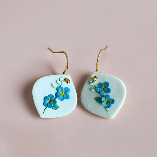 Forget Me Not Drop Earrings