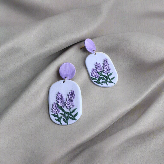 Lavender Love Dangle Earrings